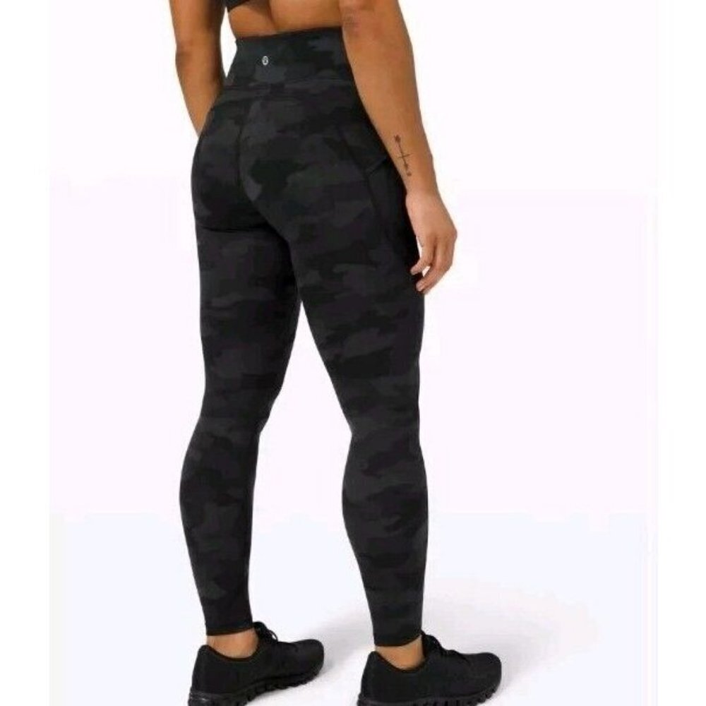 Lululemon Women Invigorate High-Rise Tight Black Blue Size 6 - Picture 2 of 11